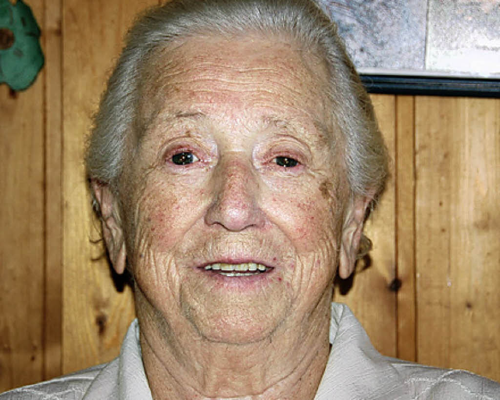<b>Irma Weber</b> wird heute, Donnerstag, 85 Jahre alt. Foto: Adrian Steineck - 4822712