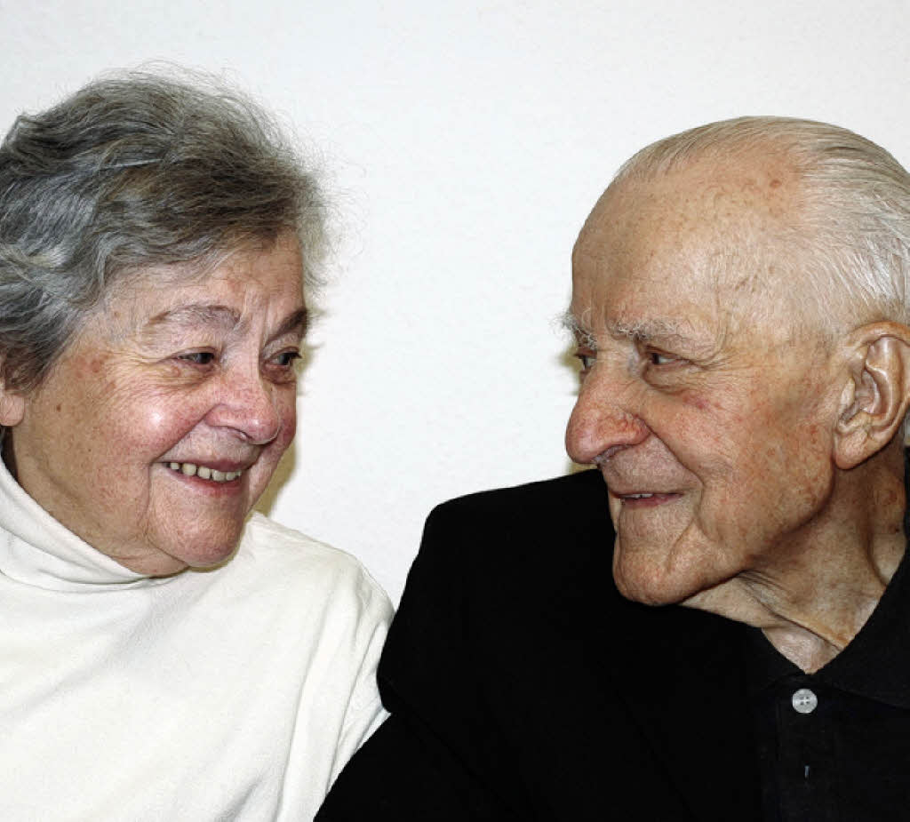 Seit 65 Jahren verheiratet: Carmen und Theodor Binder Foto: tolsdorf - 8490775