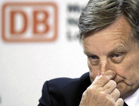 Bahnchef Hartmut Mehdorn wackelt wieder Bahnchef Hartmut Mehdorn wackelt wieder
