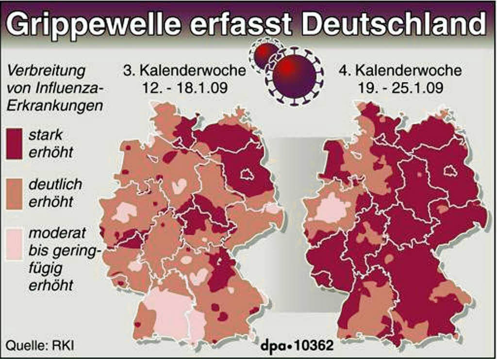 Influenza: stark und früh dran - Südwest - Badische Zeitung