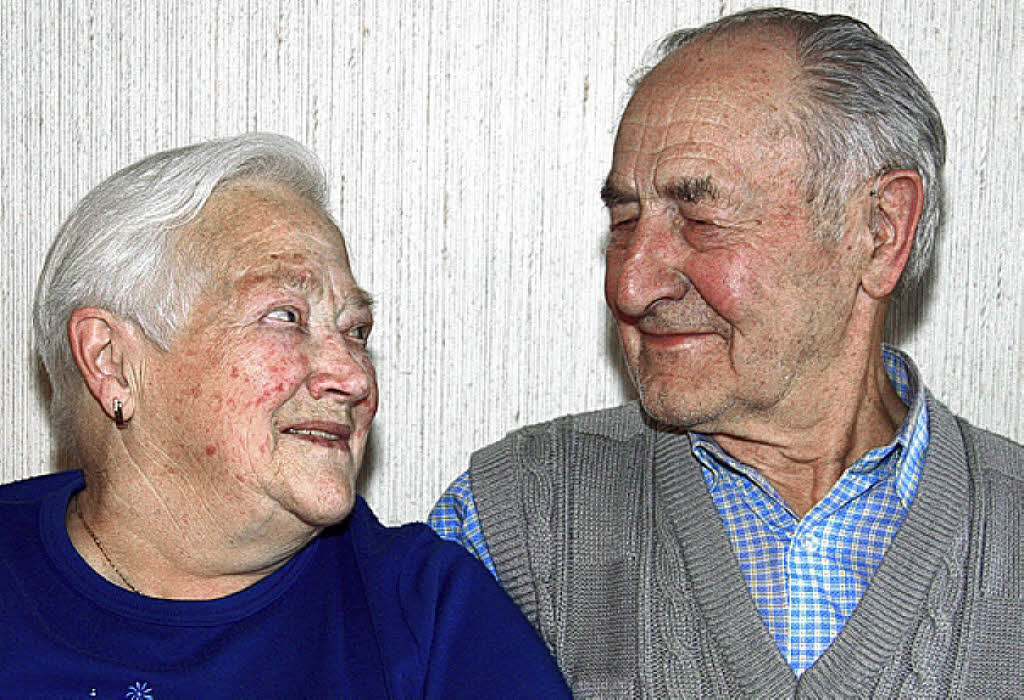 60 Jahre verheiratet: Frieda und Lothar Hofmeier Foto: eva korinth - 13363946