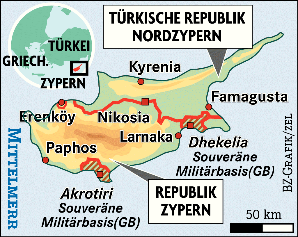 Geteiltes Zypern - Infobox - Badische Zeitung