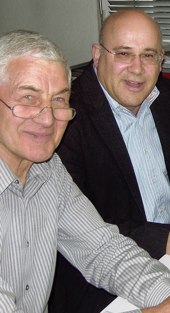 Claus Gänshirt (links) und <b>Walter Bähr</b> Foto: Karin Kaiser - 14731276