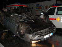 Auto überschlagen – Fahrerin schwer verletzt Auto überschlagen – Fahrerin schwer verletzt