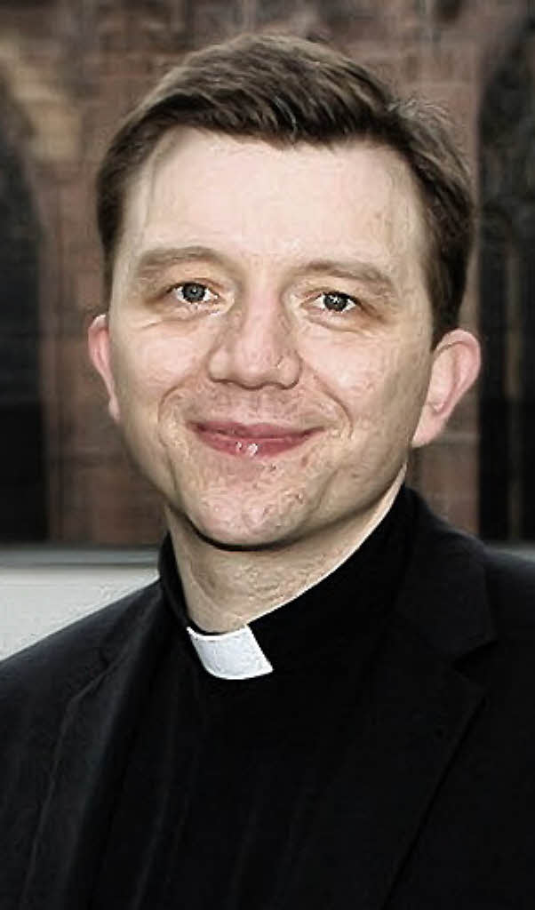 ... in Murg: der 35-jährige Neupriester Thomas Huber Foto: RITA EGGSTEIN