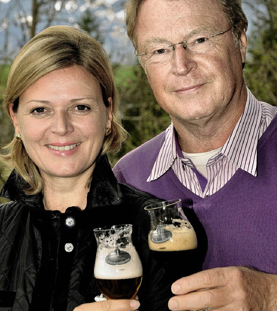Susanne und Rolf Umhauer kennen sich aus mit Bier. Foto: Privat. "