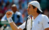 Grandioser Haas steht im Halbfinale von Wimbledon Grandioser Haas steht im Halbfinale von Wimbledon
