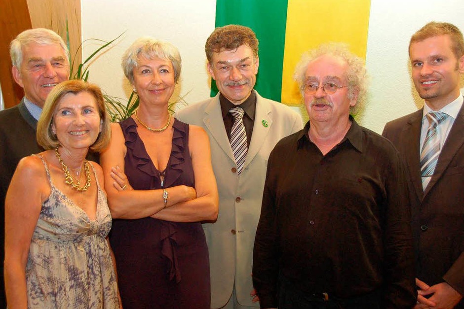 Die Gäste aus Dardilly mit Christian Ante und Eugen Isaak. (Foto: Tanja Bury) Die Gäste aus Dardilly mit Christian Ante und Eugen Isaak. (Foto: Tanja Bury)
