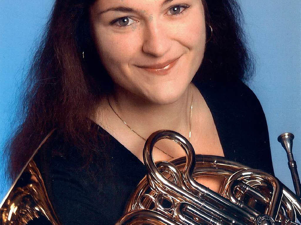 Solohornistin des Philharmonischen Orchesters Freiburg: <b>Isabel Forster</b> Foto: <b>...</b> - 21334299