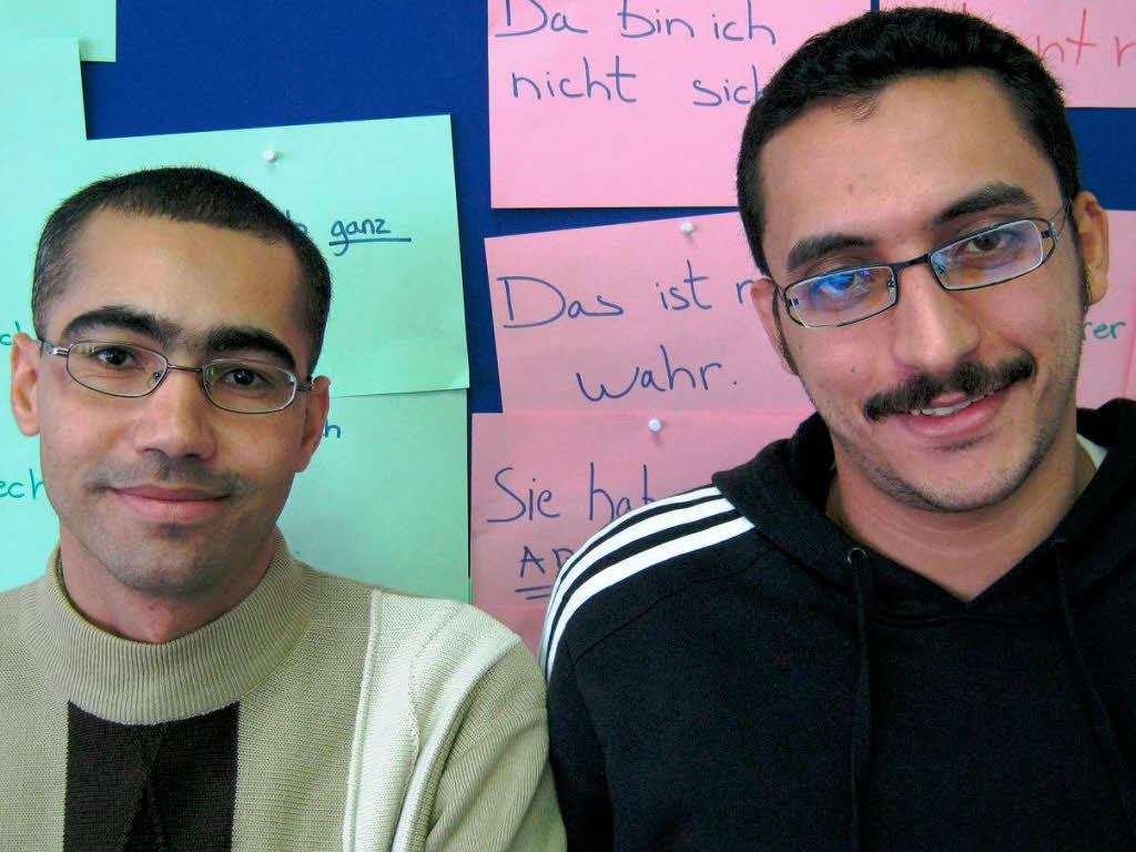 Badawi Anis (links) und Ahmed Orabi Foto: Toni Klein