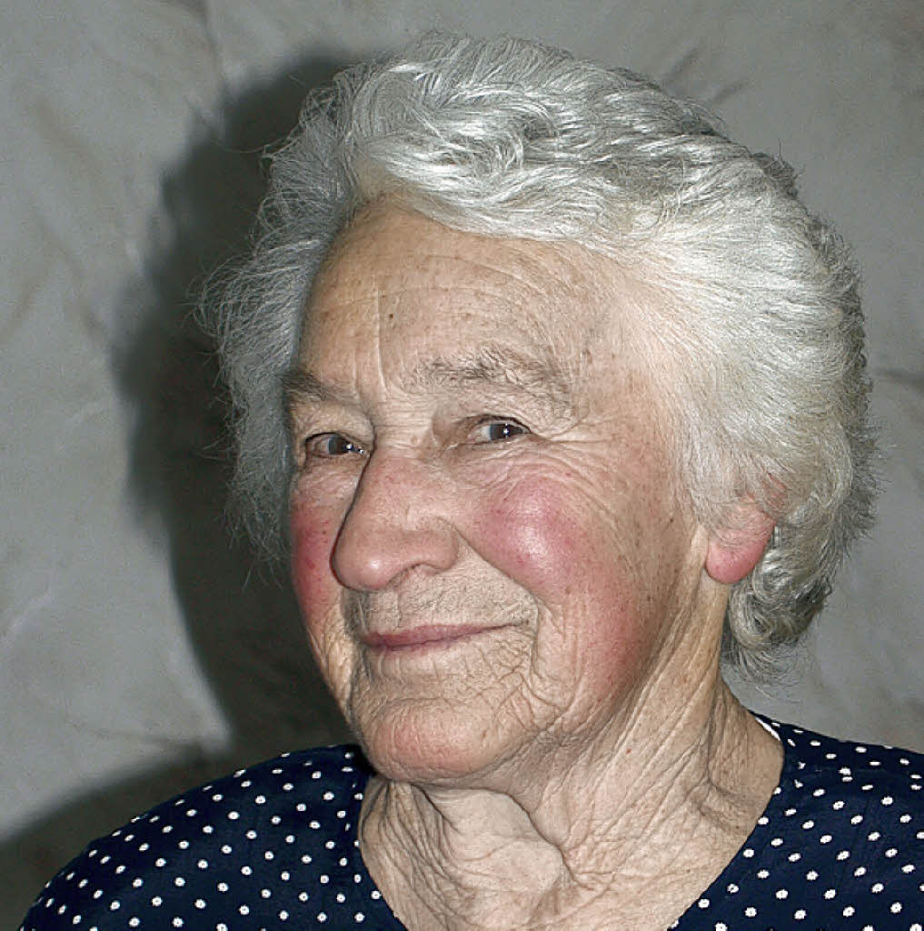 Hildegard Hügle wurde 85