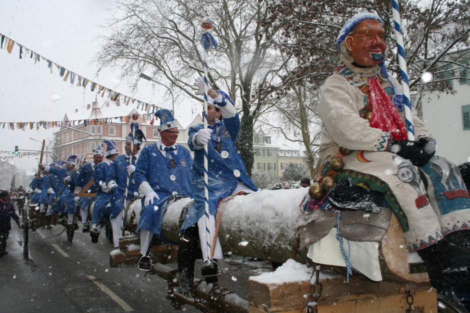Bestens präsentierten sich die Bonndorfer Narren in Singen. (Foto: Uli Spielberger) Bestens präsentierten sich die Bonndorfer Narren in Singen. (Foto: Uli Spielberger)