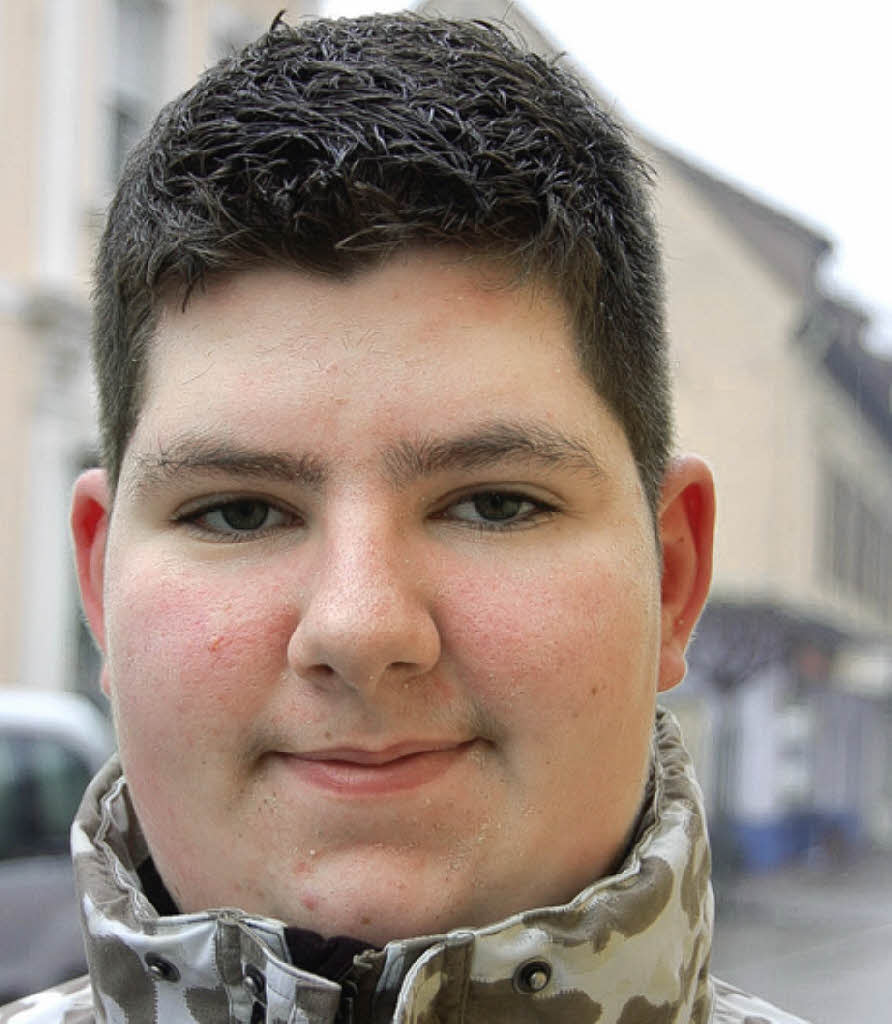 Patrick Klos, 14, Schüler, Müllheim: Für mich ist es ja das erste Mal, ...