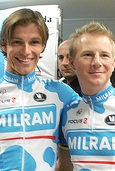 Gerdemann mit Wegmann auf Werbetour durch Italien Gerdemann mit Wegmann auf Werbetour durch Italien