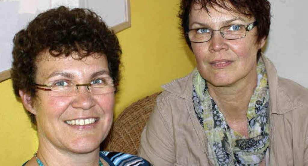 Elke Kopf (links) und Antje Kopf Foto: ulrike le bras