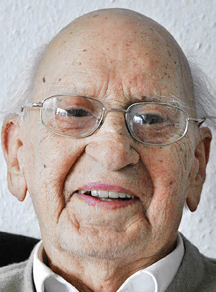 Karl-Heinz Schulz wird heute 95 Jahre alt. Foto: Dieter Erggelet