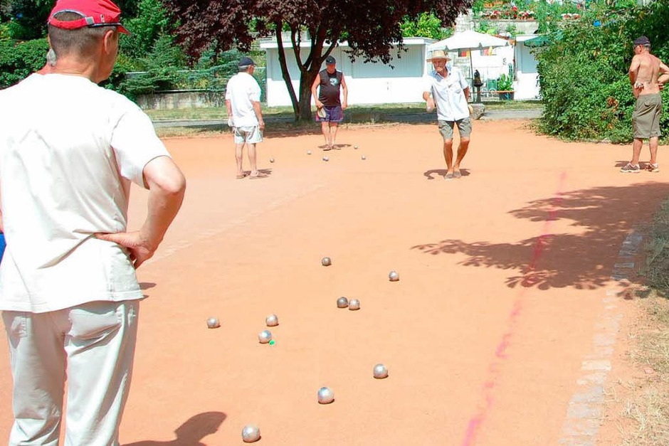 Auch ein Boule-Turnier gab es. (Foto: Kai Kricheldorff) Auch ein Boule-Turnier gab es. (Foto: Kai Kricheldorff)