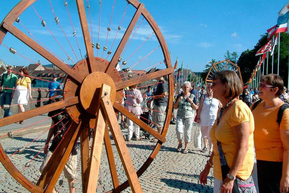 Impressionen von den Brückensensationen in Rheinfelden. (Foto: Roswitha Frey) Impressionen von den Brückensensationen in Rheinfelden. (Foto: Roswitha Frey)