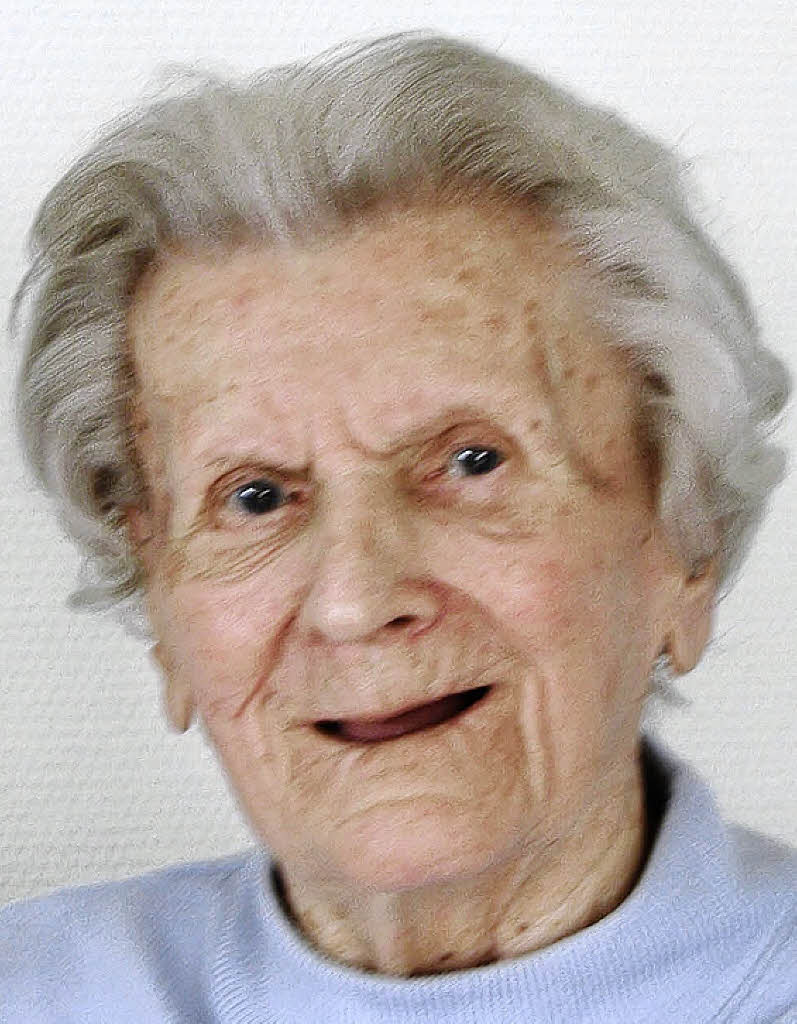 Maria Wider feiert heute ihren 100. Geburtstag. Foto: Christa Maier