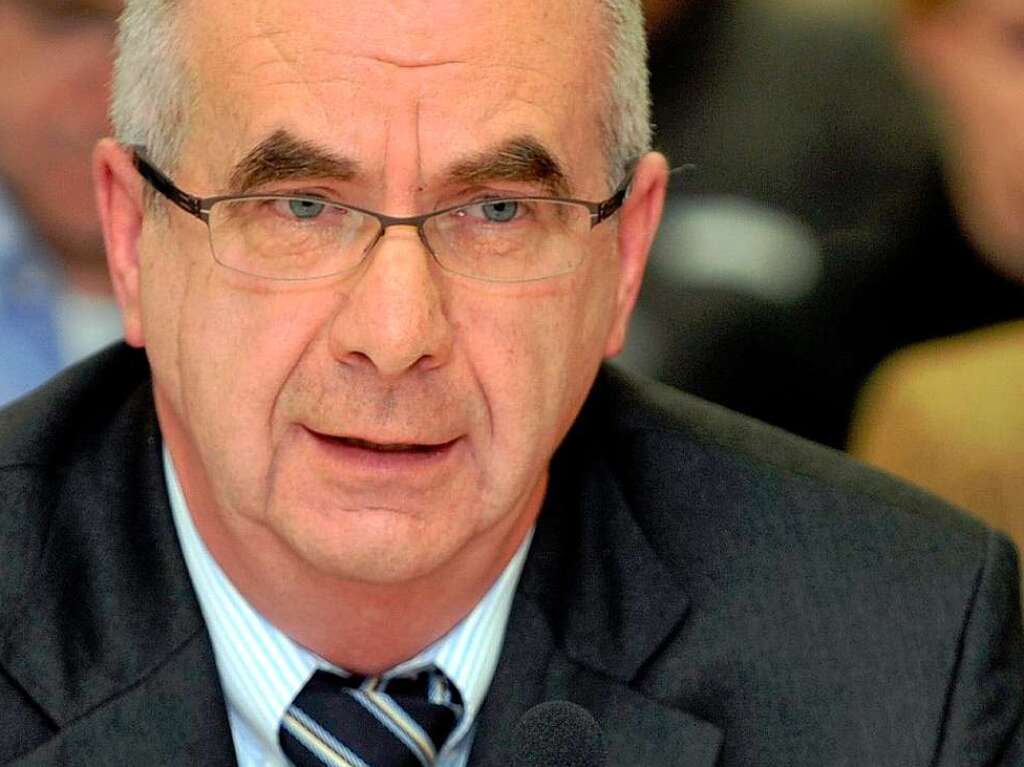 Umstrittener Polizeipräsident von Stuttgart: Siegfried Stumpf. Foto: dpa