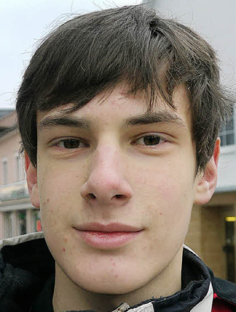 Simon Luhr (16), Müllheim, Schüler, Waldorfschule Müllheim: Ich feiere ...