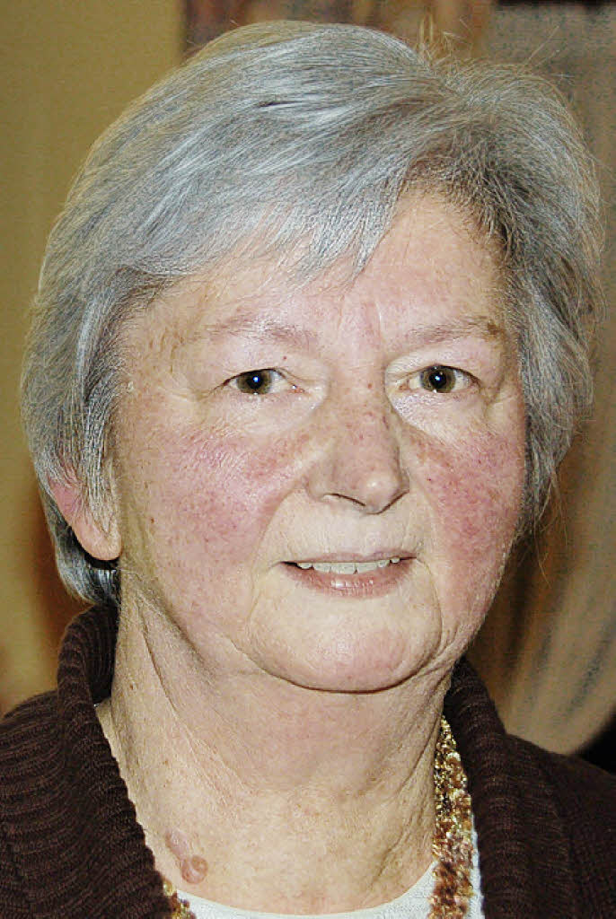 Gertrud Haas ist seit 50 Jahren als Sängerin aktiv. Foto: Pia Grättinegr - 43279846