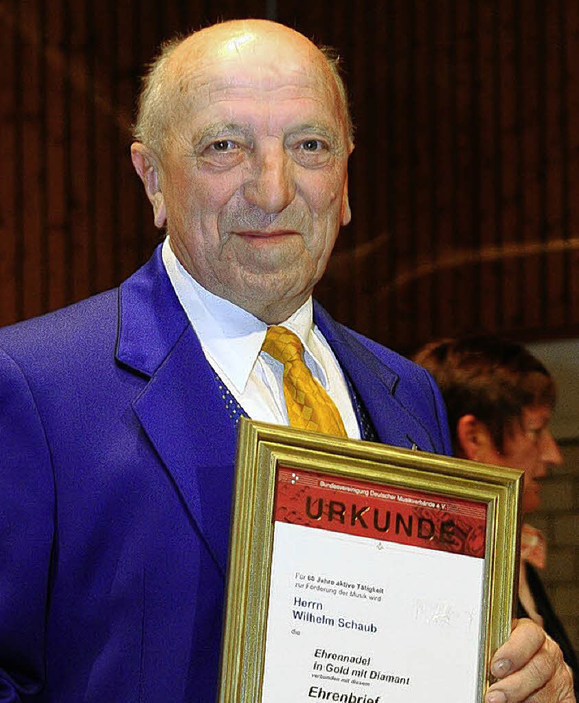 Willi Schaub spielt seit 60 Jahren die Trompete. Foto: Stefan Merkle