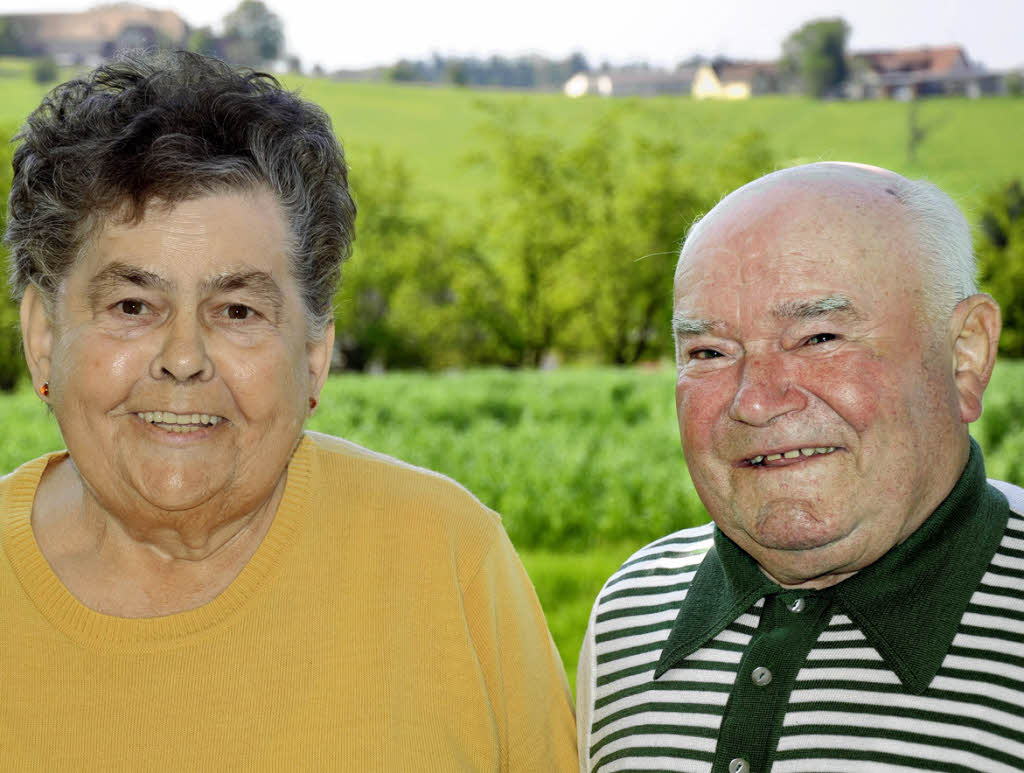 Margot Meta Käthe und Johann Georg Heß sind seit 40 Jahren ein Paar.