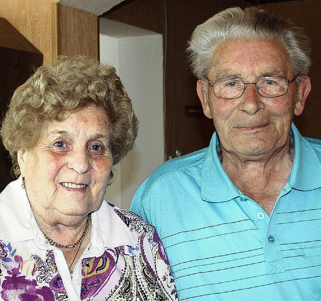 Gertrud und Otto Engelmann feiern heute in Rust Diamantene Hochzeit.