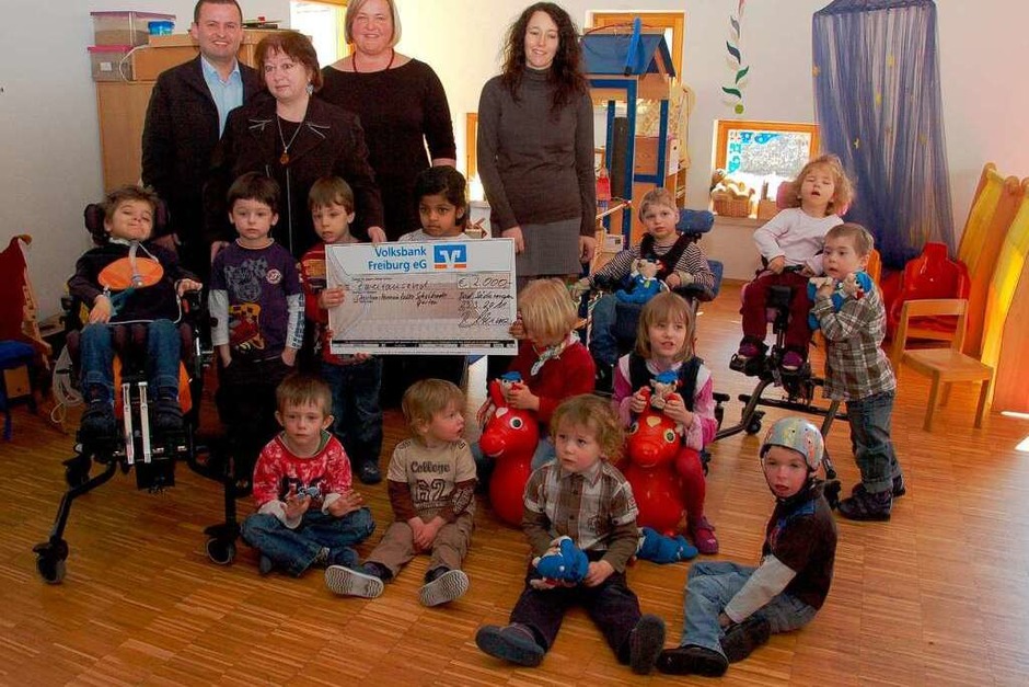 Auch im Christian-Heinrich-Zeller Schulkindergarten für Geistig- und Körperbehinderte in Bad Säckingen freut man sich über die Spende. (Foto: Yvonne Weik) Auch im Christian-Heinrich-Zeller Schulkindergarten für Geistig- und Körperbehinderte in Bad Säckingen freut man sich über die Spende. (Foto: Yvonne Weik)