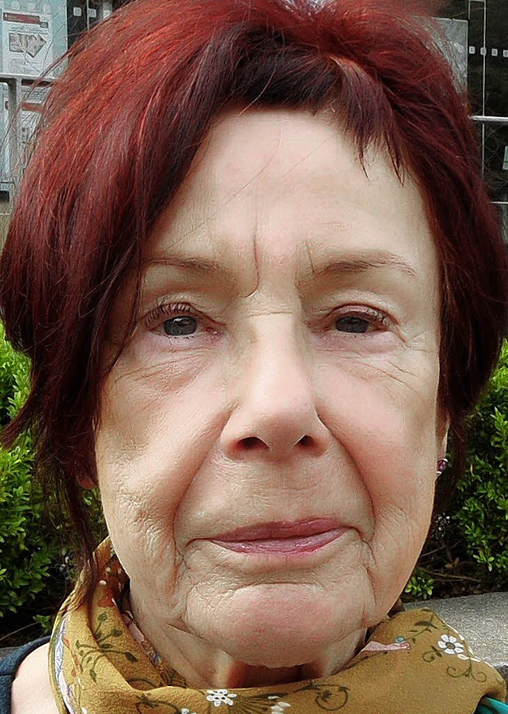 Inge Fritz (70), Rentnerin, zu Gast in Kirchzarten: „Generell interessiere ...