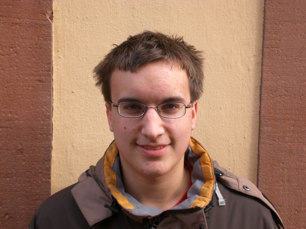 Raphael Rees (17) aus Ettenheim: Den Namen Dominik Büchele hört man ja ...