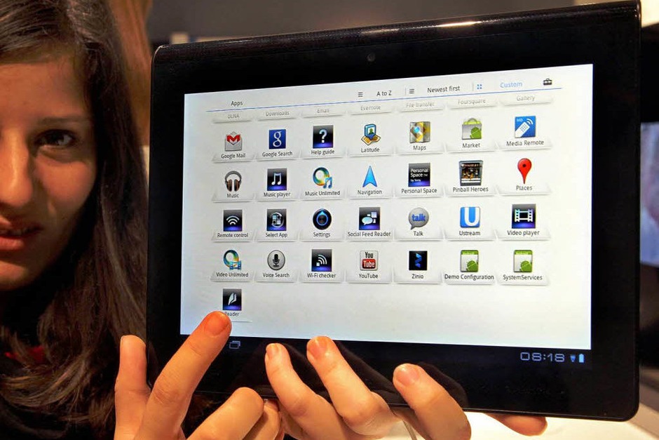 Konkurrenz für das iPad? Der neue Tablet-Computer von Sony. (Foto: dpa) Konkurrenz für das iPad? Der neue Tablet-Computer von Sony. (Foto: dpa)