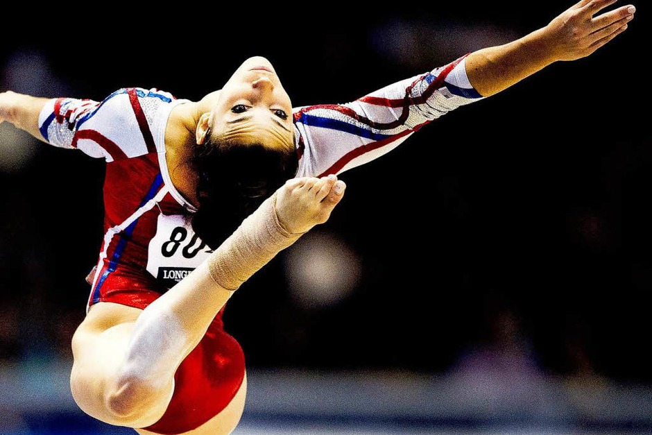 Die US-Amerikanerin Alexandra Raisman am Boden (Foto: dpa) Die US-Amerikanerin Alexandra Raisman am Boden (Foto: dpa)