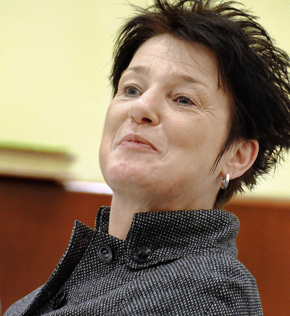 Landesministerin Katrin Altpeter hörte auch in Bad Säckingen gut zu.