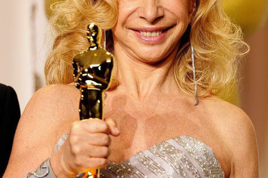 J. Roy Helland, Gewinnerin des Oscars für das Makeup in „The Iron Lady“. (Foto: AFP) J. Roy Helland, Gewinnerin des Oscars für das Makeup in „The Iron Lady“. (Foto: AFP)