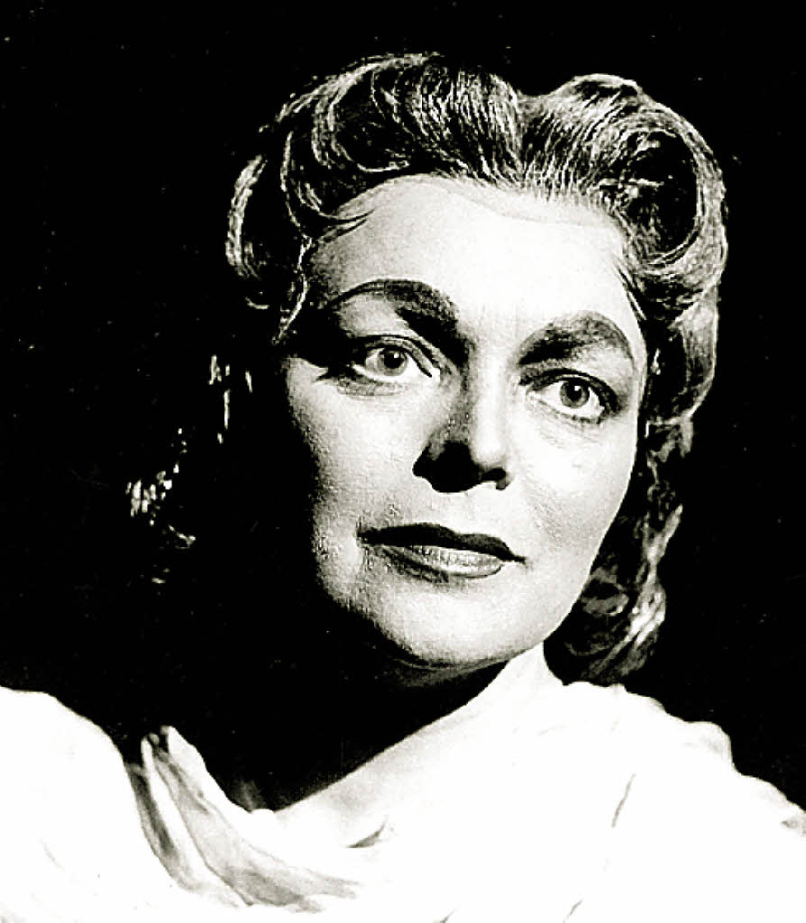 Isolde: Martha Mödl an der Bayerischen Staatsoper Foto: archiv vetter