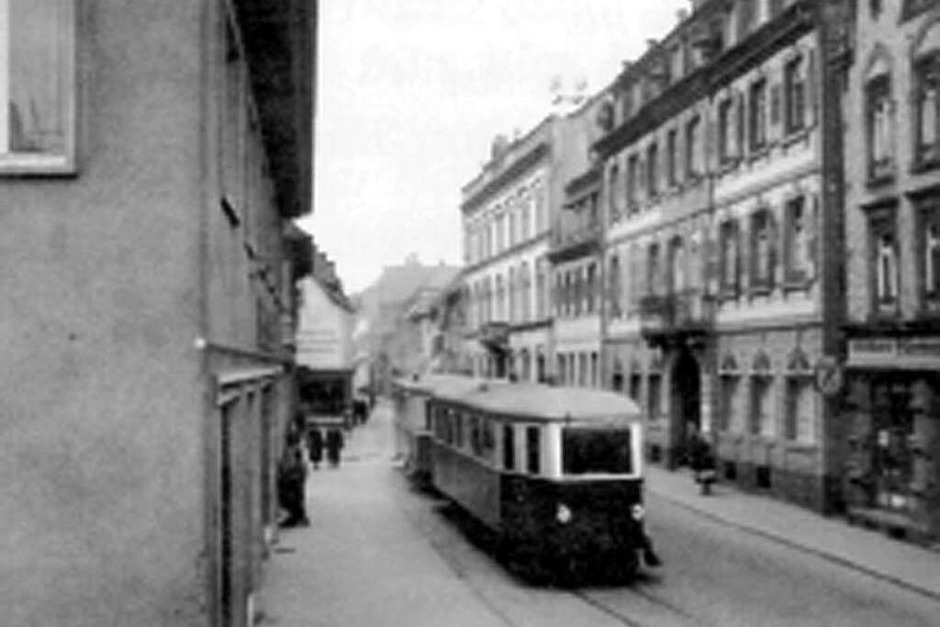 Historische Aufnahmen des Lahrer Bähnli. (Foto: BZ-Archiv/Privat) Historische Aufnahmen des Lahrer Bähnli. (Foto: BZ-Archiv/Privat)