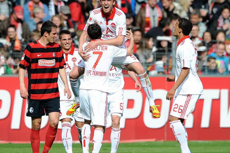 SC Freiburg erkämpft sich ein 2:2 gegen den 1. FC Nürnberg. (Foto: dapd) SC Freiburg erkämpft sich ein 2:2 gegen den 1. FC Nürnberg. (Foto: dapd)