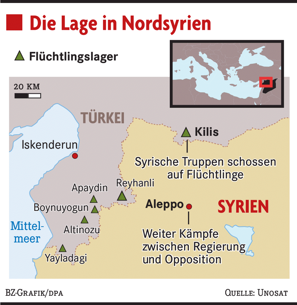 Syrien Konflikt Karte