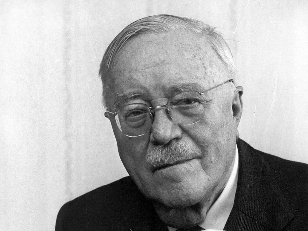 Reinhold Maier (FDP/DVP, 1952 – 1953) Foto: Verwendung nur in Deutschland, ...