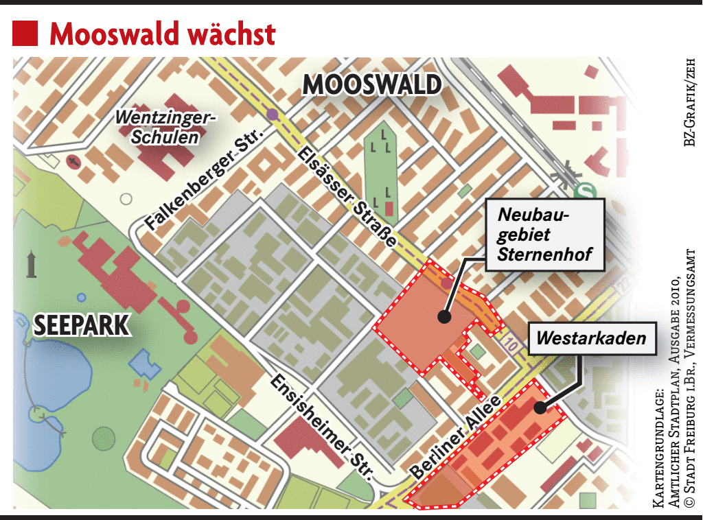 Konkurrenz in Mooswald - Freiburg West - Badische Zeitung