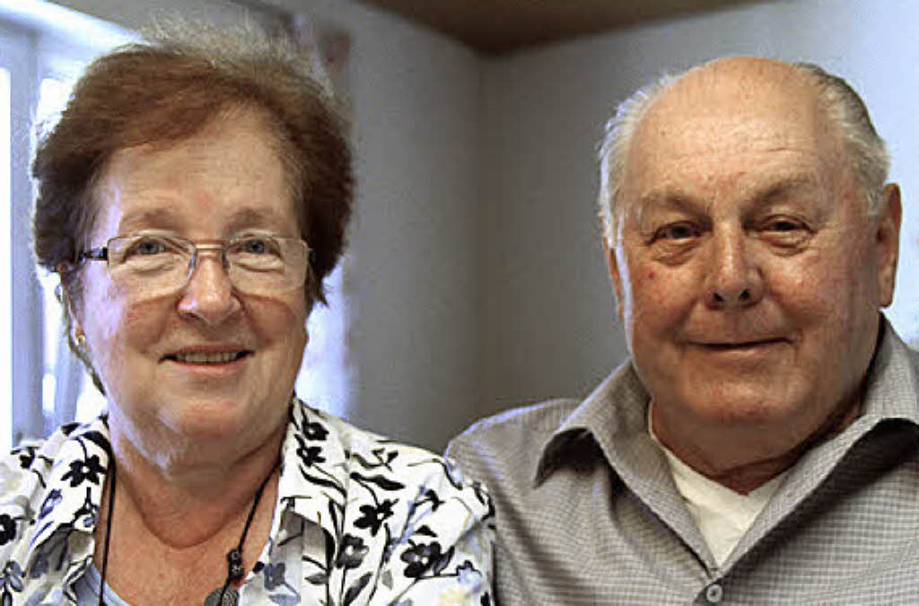 Maria und Herbert Mutz feiern heute Goldene Hochzeit. Foto: Bergmann