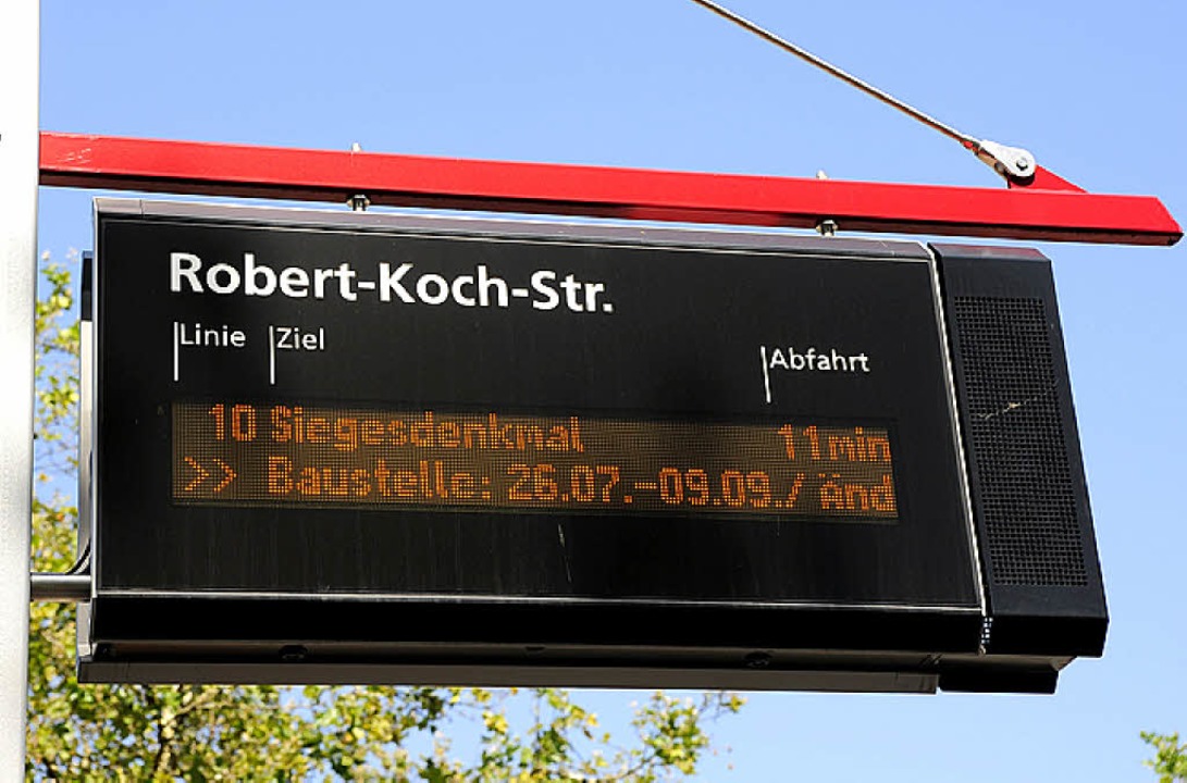 Auswirkungen Der Gleissanierung Beim Technischen Rathaus Halten Sich In