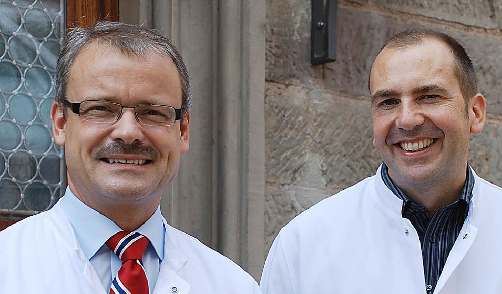 Chefarzt Andreas Jakob (links) und Jochen Rentschler, oberärztlicher Leiter ...