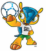 Fußball-WM in Brasilien: So sieht das Logo aus Fußball-WM in Brasilien: So sieht das Logo aus