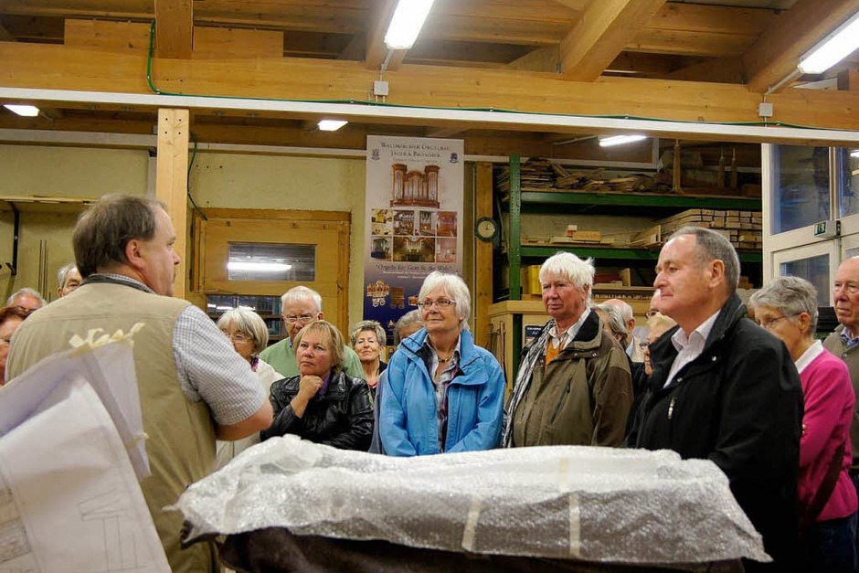 BZ-Leserfahrt zu Orgeln in Forchheim am Kaiserstuhl, Alpirsbach und Schramberg sowie zur Orgelbaufirma Jäger &amp; Brommer in Waldkirch<?ZE?> (Foto: Simon Müller) BZ-Leserfahrt zu Orgeln in Forchheim am Kaiserstuhl, Alpirsbach und Schramberg sowie zur Orgelbaufirma Jäger &amp; Brommer in Waldkirch<?ZE?> (Foto: Simon Müller)