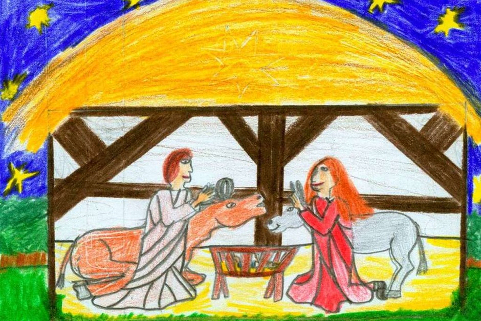 Weihnachtskarte von Aileen Grathwohl. (Foto: Privat) Weihnachtskarte von Aileen Grathwohl. (Foto: Privat)