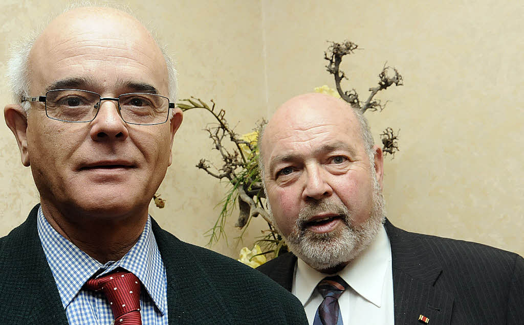 ... ab: Werner Schocher (links) und Manfred Stiegeler Foto: wolfgang löhnig