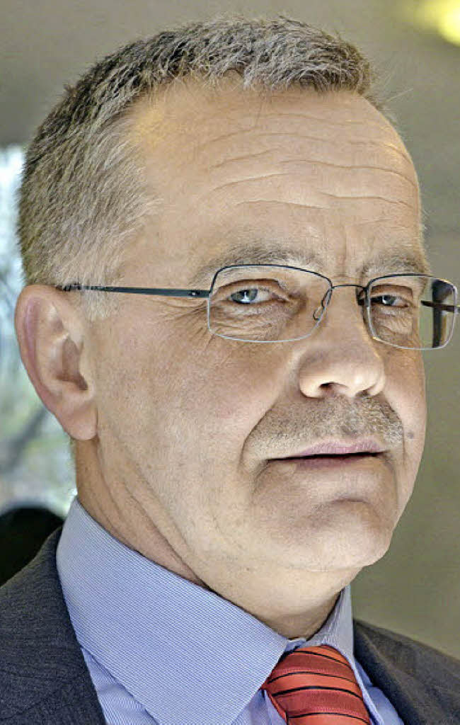 Sparkassenchef Herbert Lehmann Foto: zink